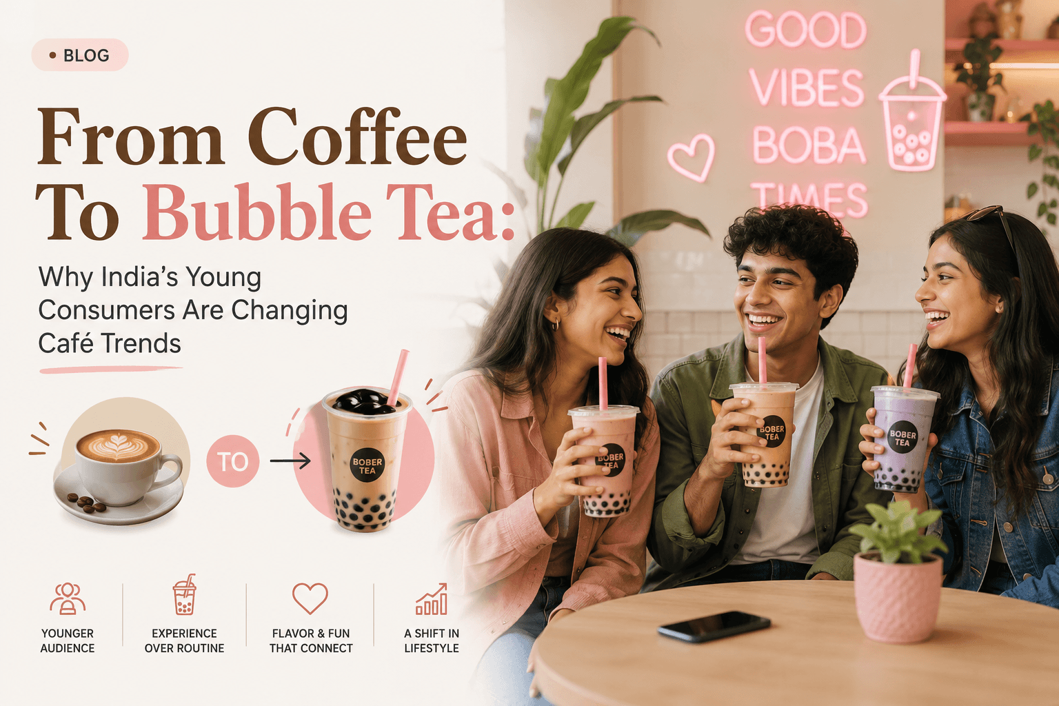 from coffee to bubble tea