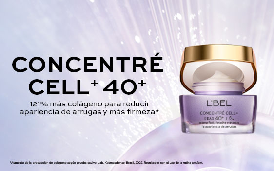 Crema antiarrugas para tratamiento facial con colágeno Concentré Cell 40+