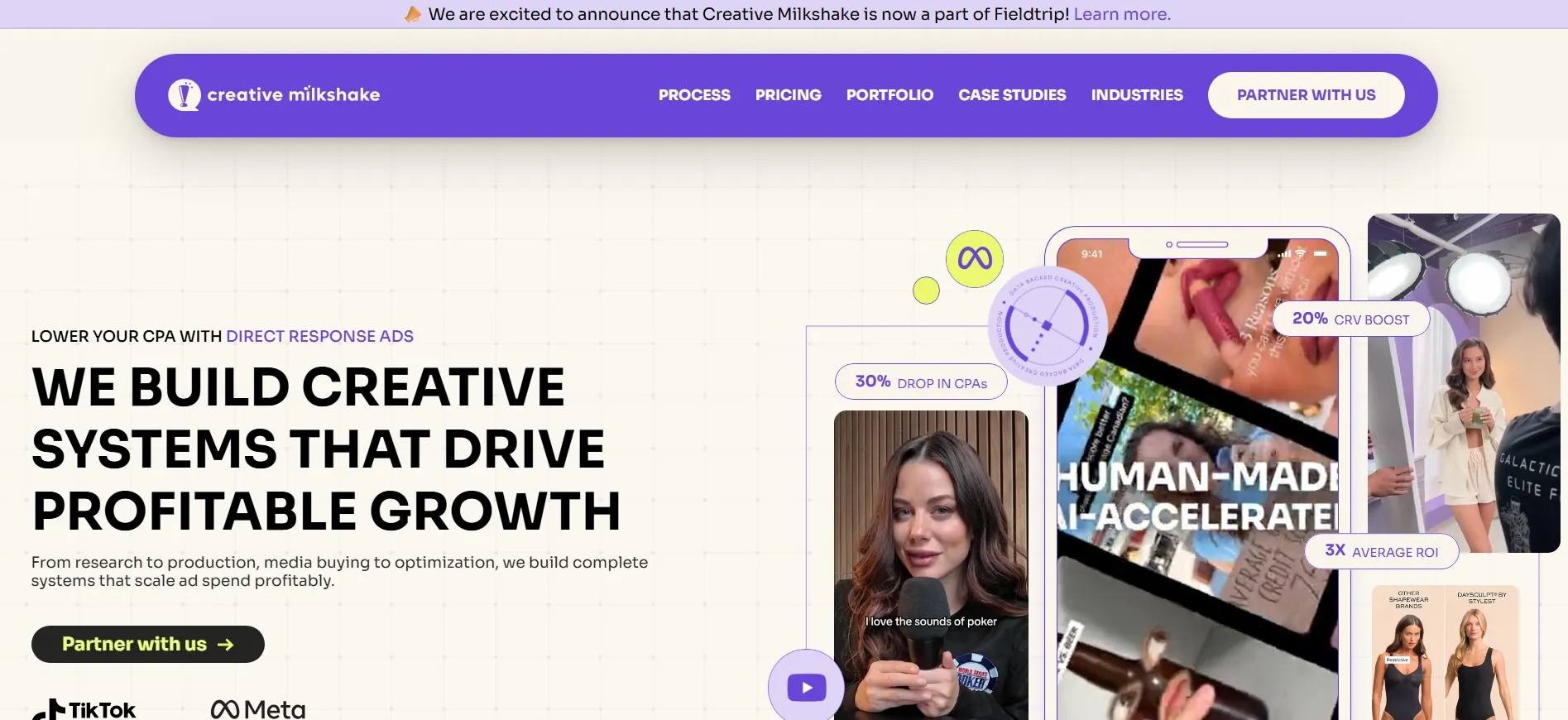 Creative Milkshake building creative-led Meta systems.