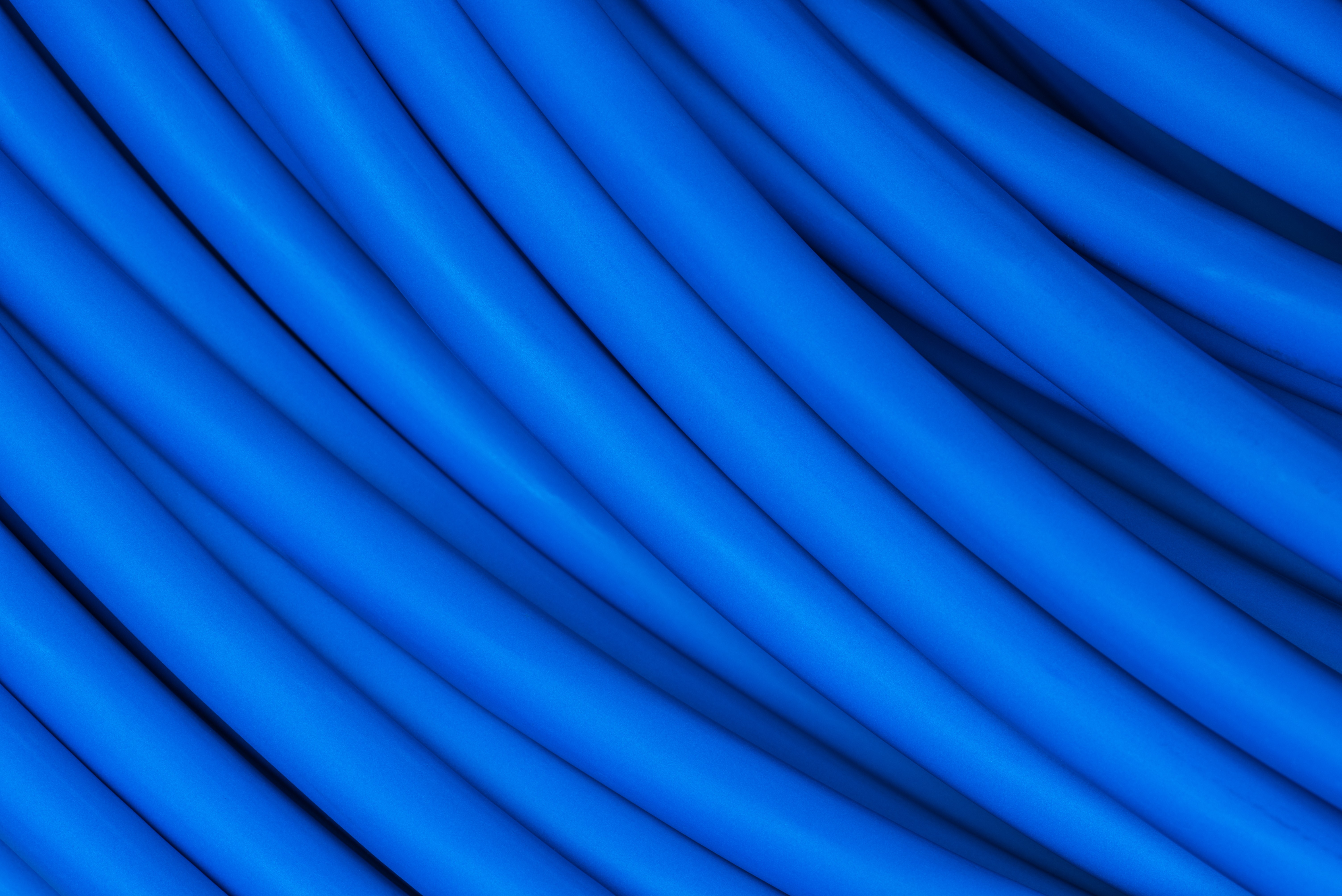 Blue cables