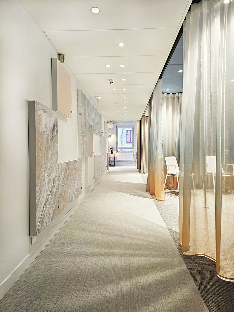 Couloir open space espace de travail