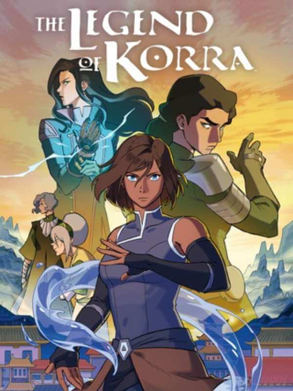 Cover of The Legend of Korra Ruins of the Empire omnibus.