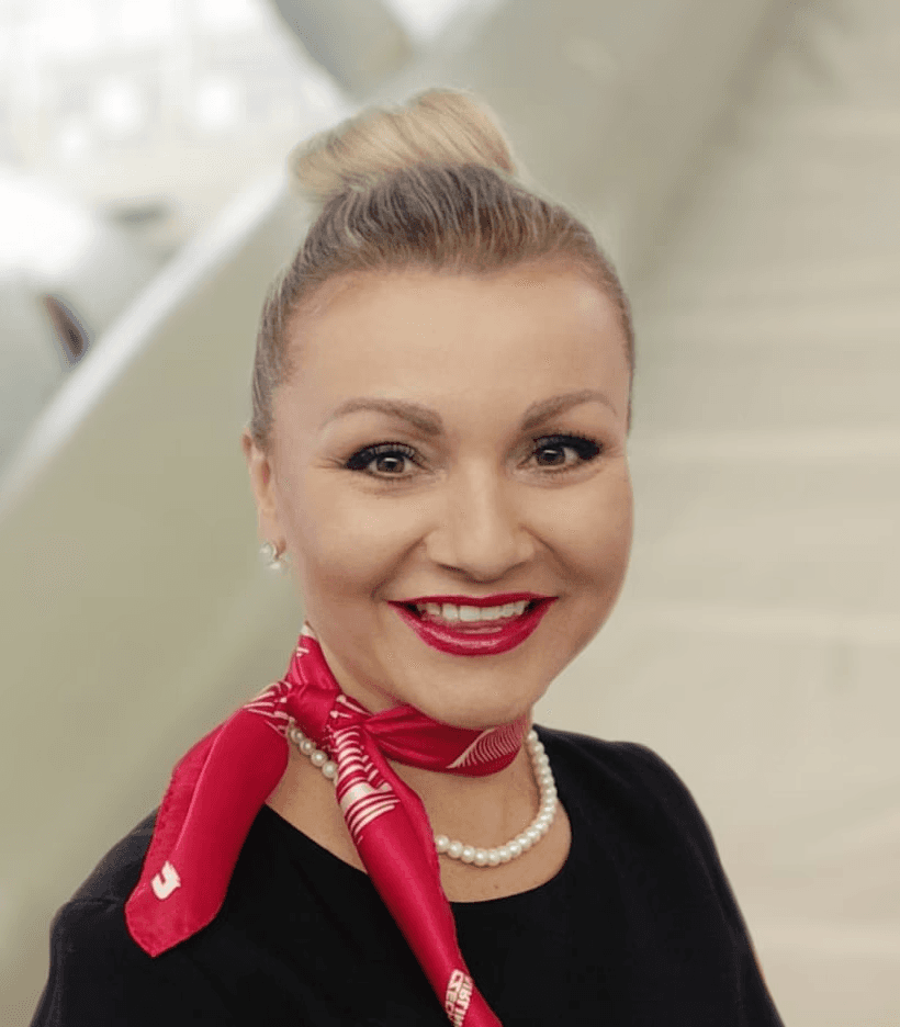 Lector and ex-stewardess Petra Kruckova