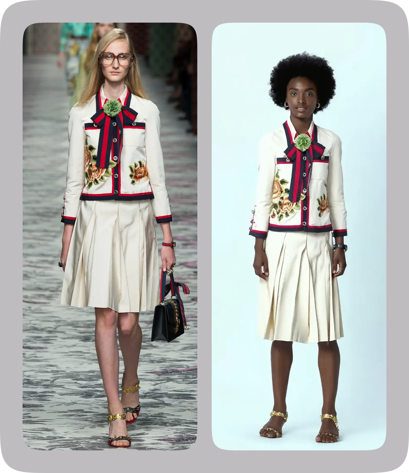 Gucci Spring 2016 collection outfit tryon image