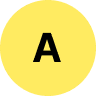 Logo avec la lettre A qui représente le prénom du client qui a installé des panneaux photovoltaïques