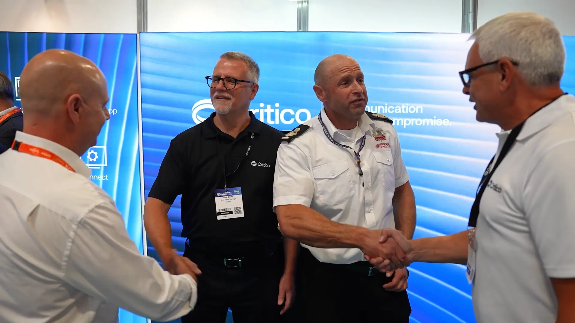 Trade show video production showcasing Critico’s technology and services