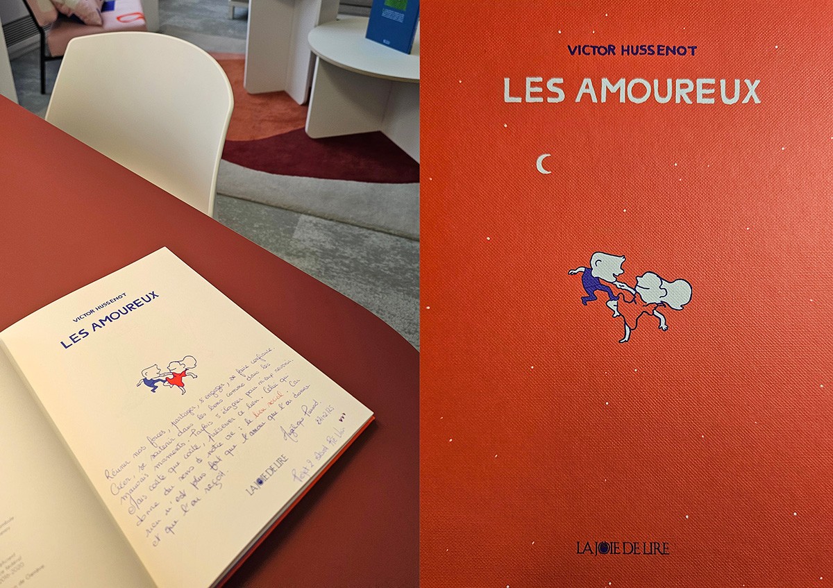 livre "Les amoureux" Victor Hussenot