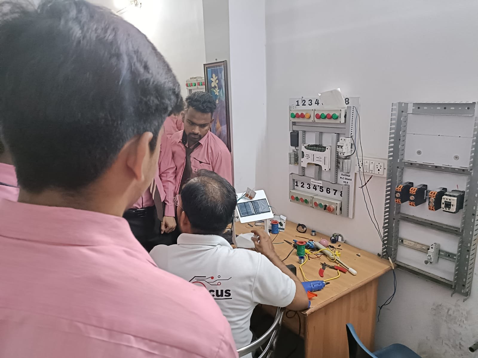 black smartphone near person