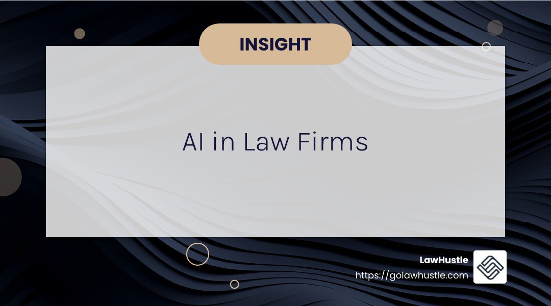 Law firms leveraging AI see increased client satisfaction and engagement. - improve law firm efficiency infographic simple-info-landscape-card-dark