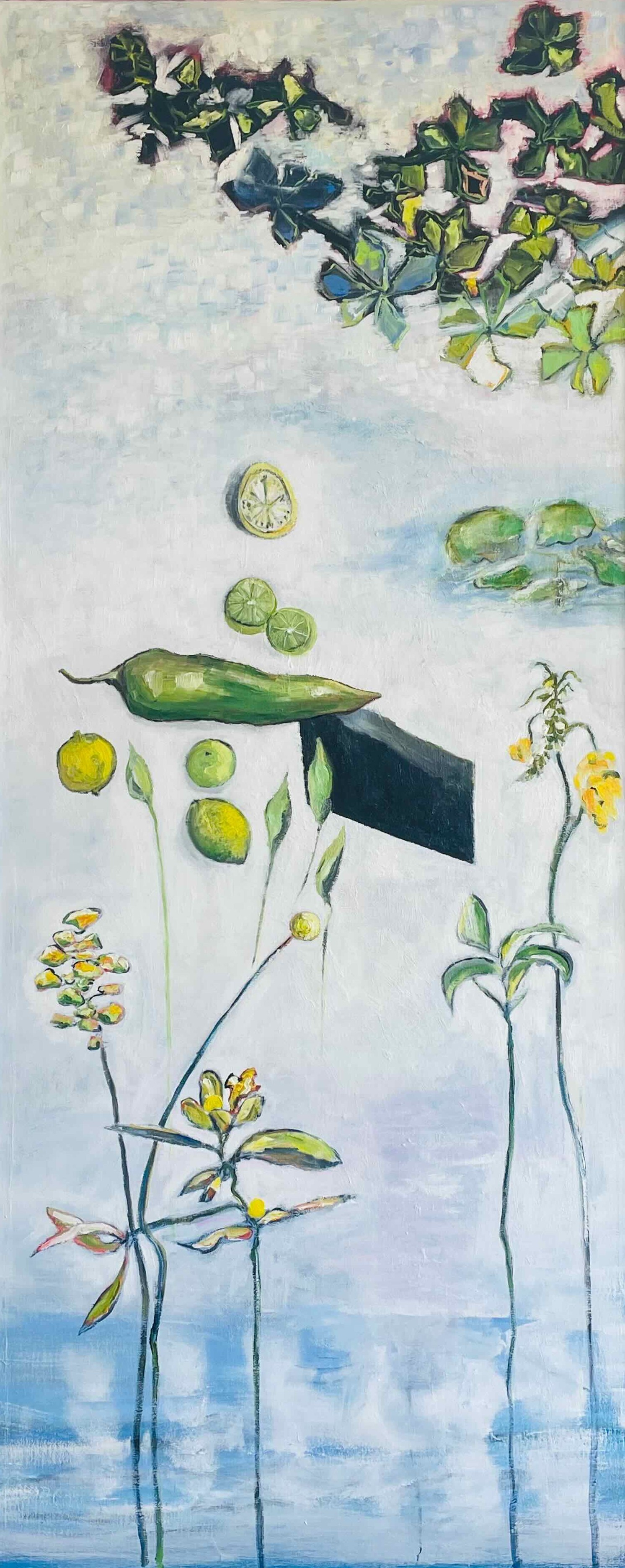 Ce qui ce presente | olieverf op canvas | 190x130 cm