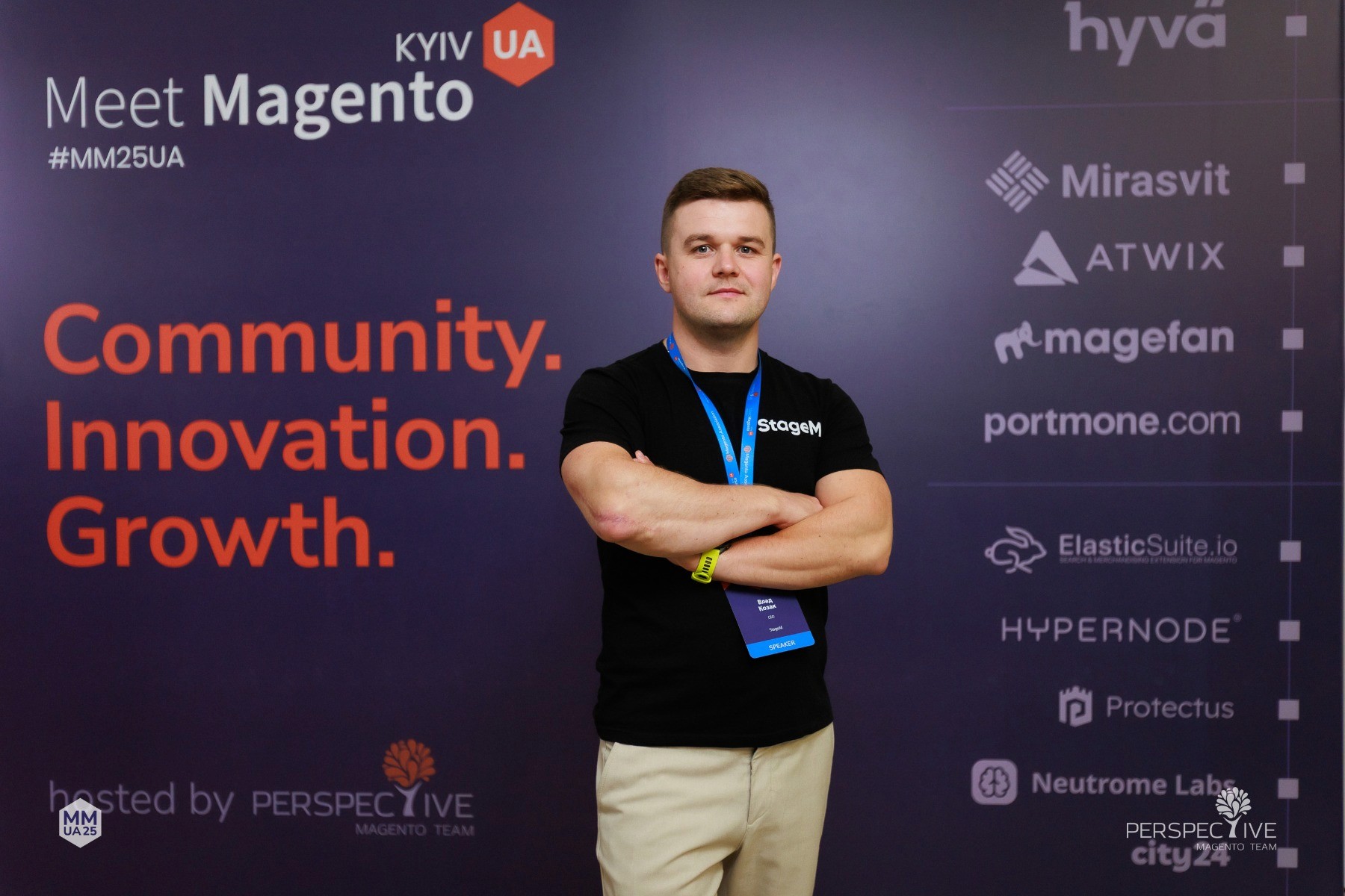 Vlad Kozak, STAGEM CEO and speaker at Meet Magento Ukraine 2025 in Kyiv