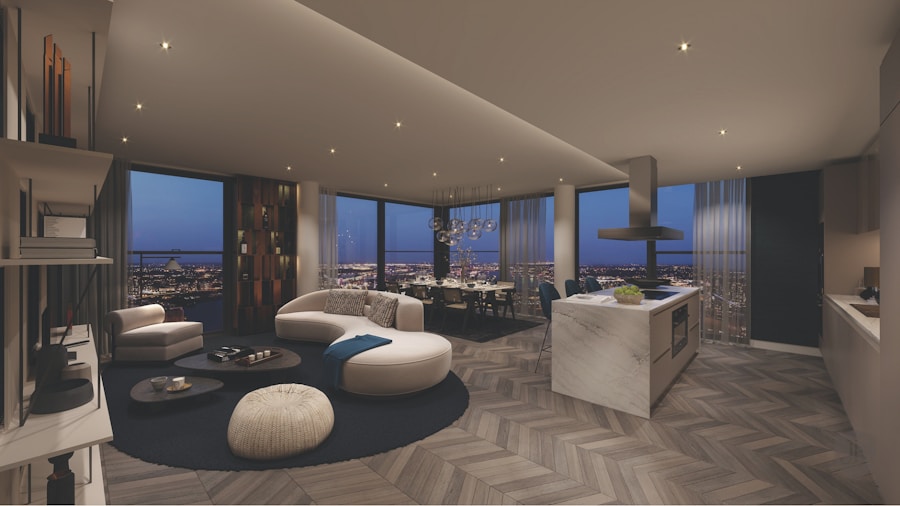 Luxury penthouse interior suited to high-net-worth real estate investment.