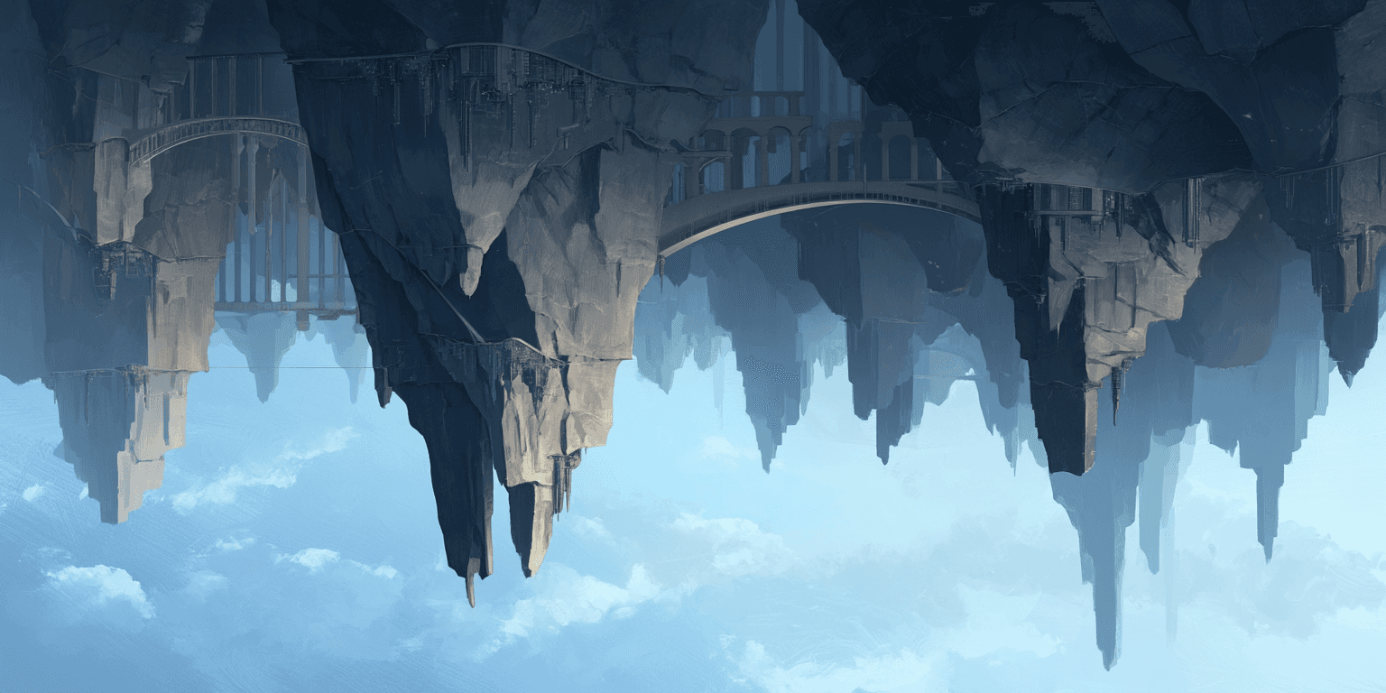 Drone shot of a running track at night