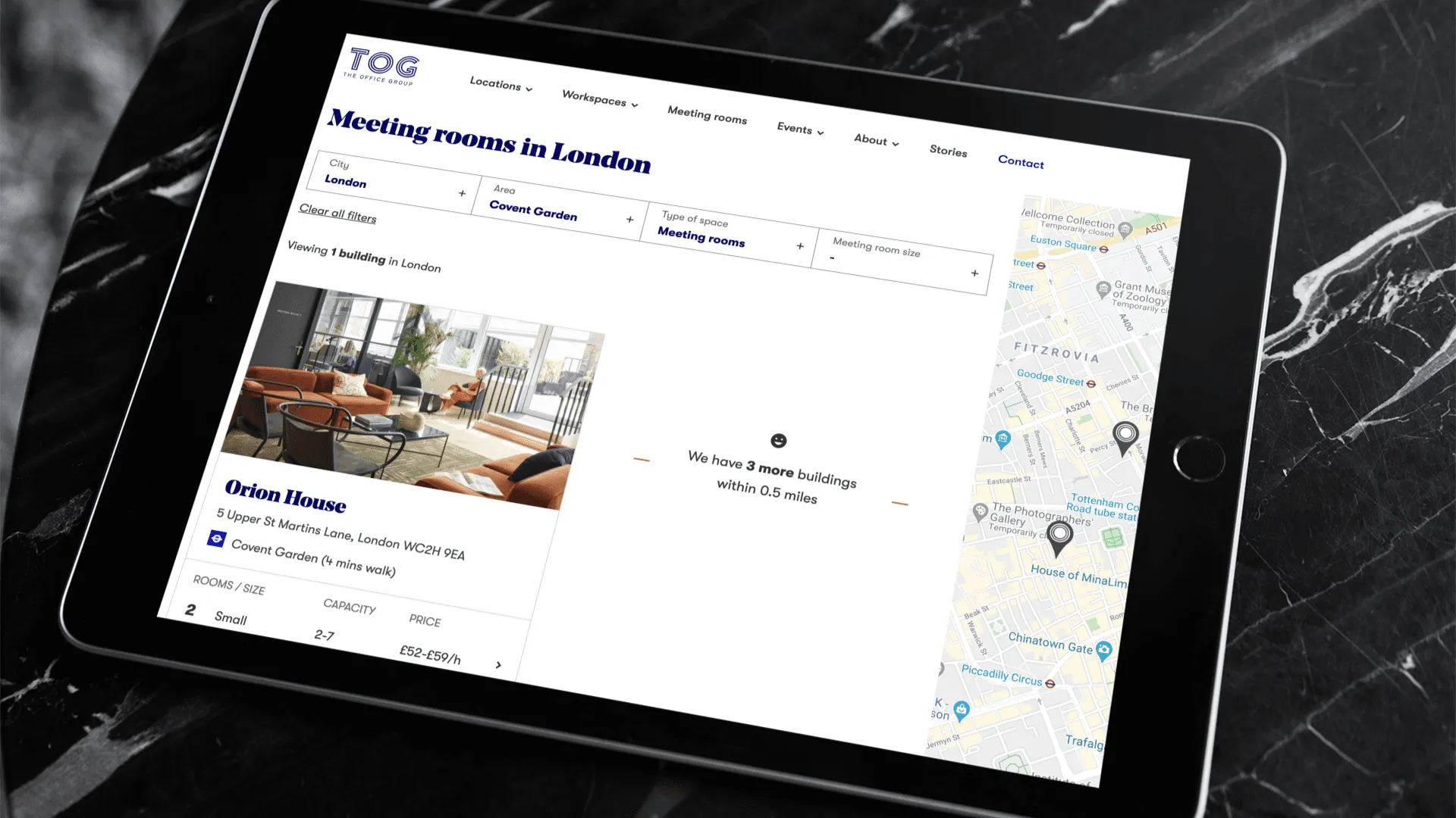 The Office Group's website
