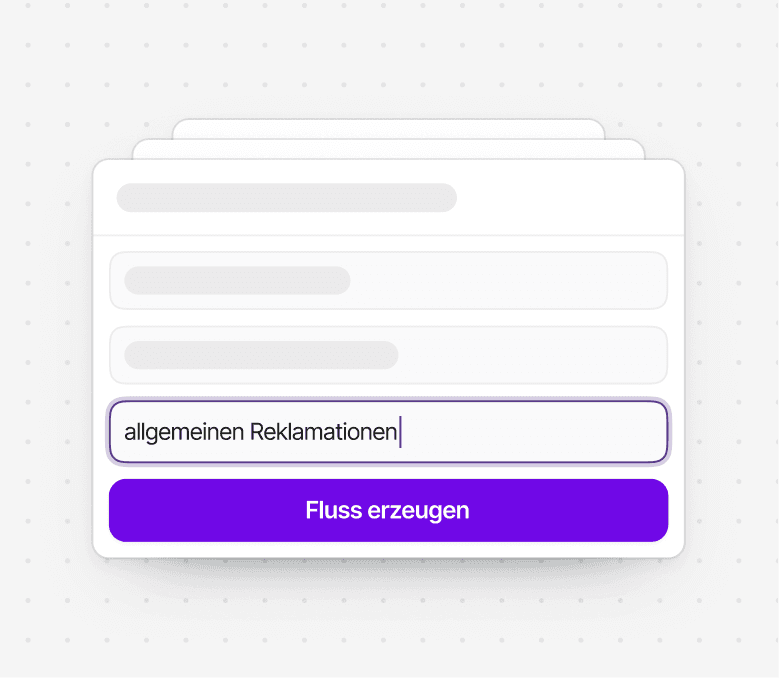Verschiedene Fälle festlegen und passende Support-Flows mit vennie erstellen.