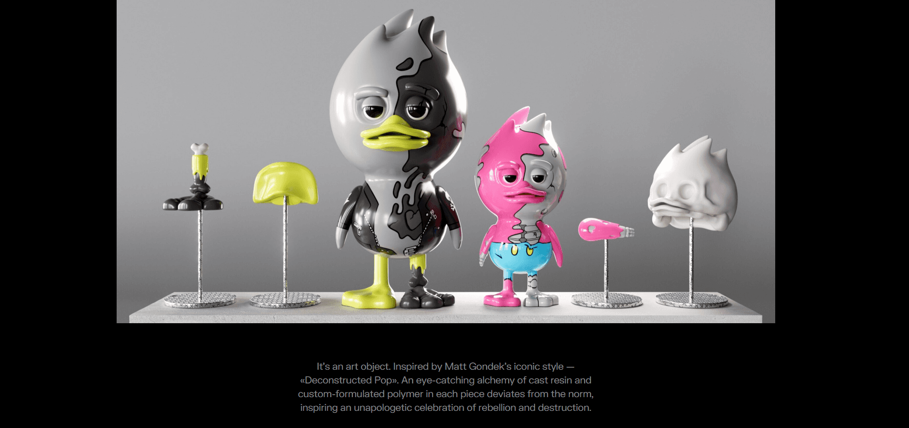 TUD is a limited collectible character at the edge of art and interior design.