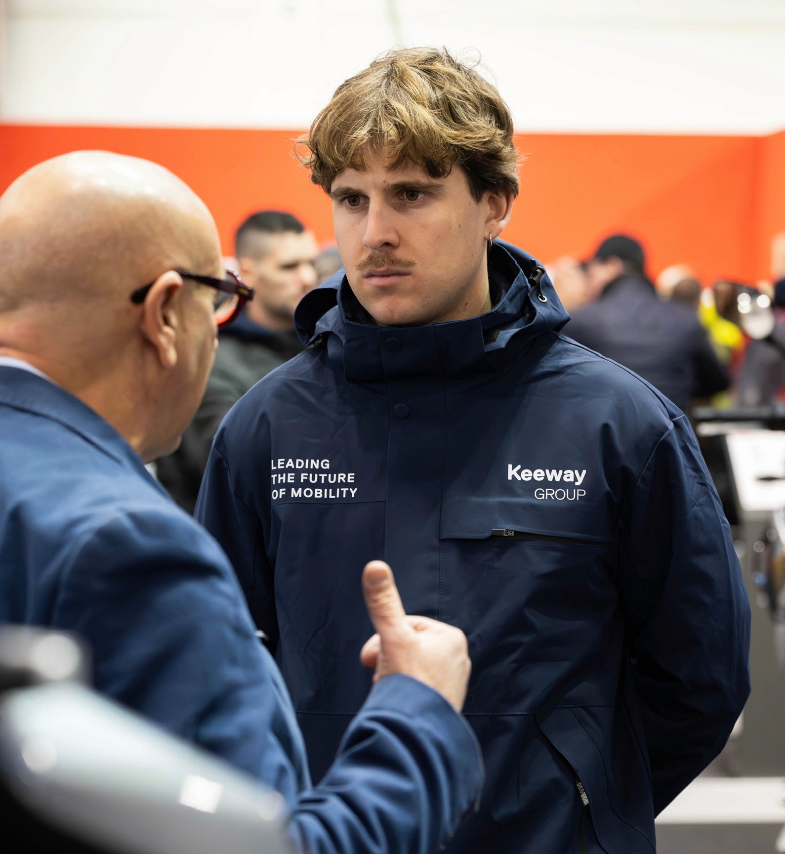 man posing in professional outfit
