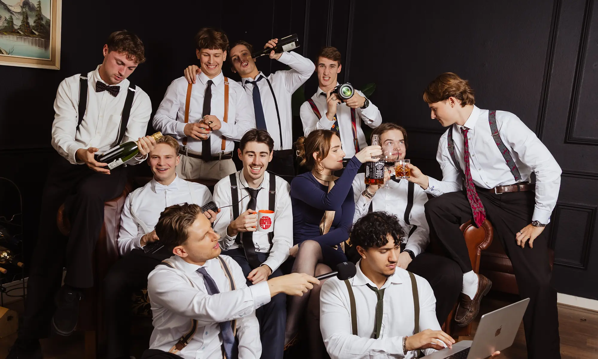 turned off black television