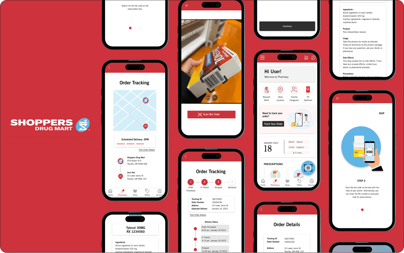 SDM high-fidelity prototype detail