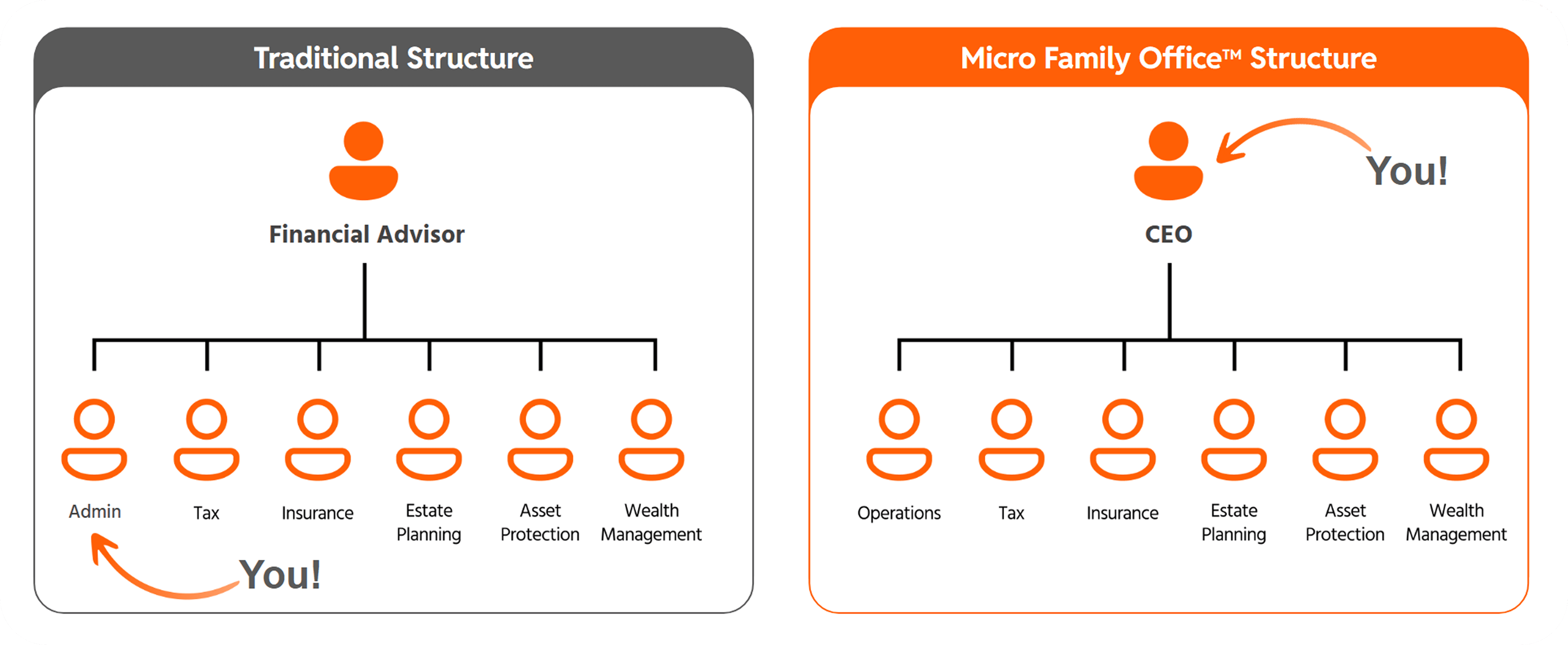 Micro Family Office Heirarchy