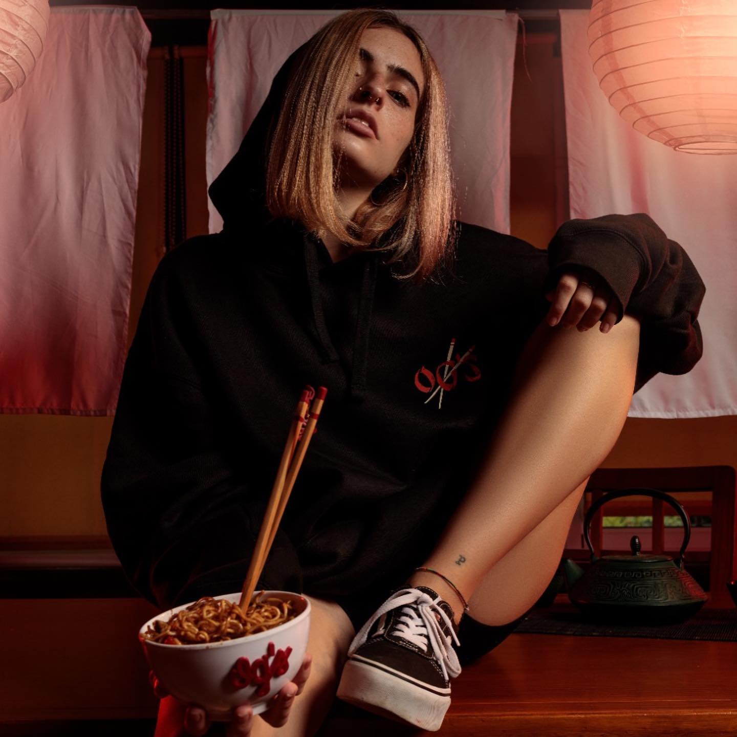 OGS brand Skullramen T shirt - Photoshoot