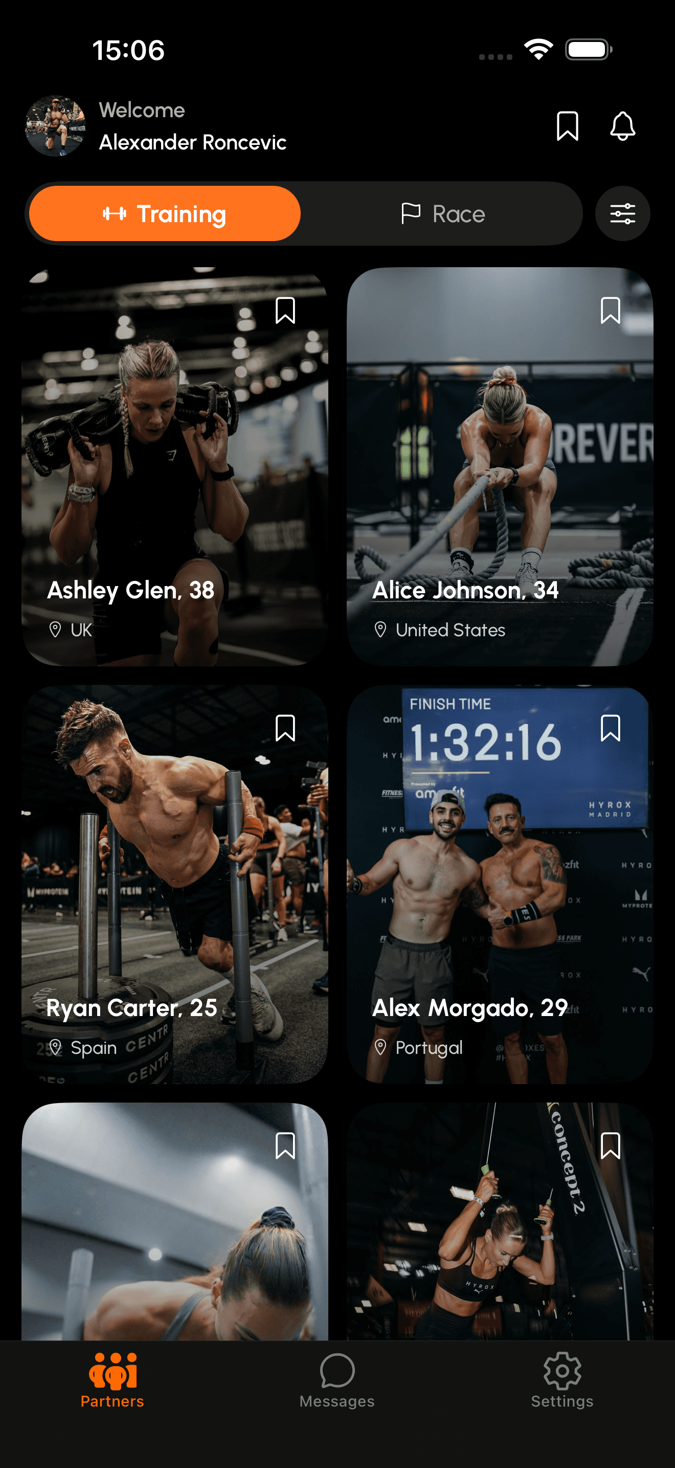 Home screen mobile app