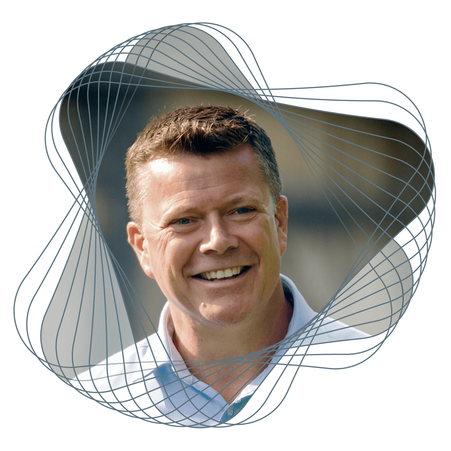 Profile photo of Dr. Kieran Lees in Kielder leadership graphic device