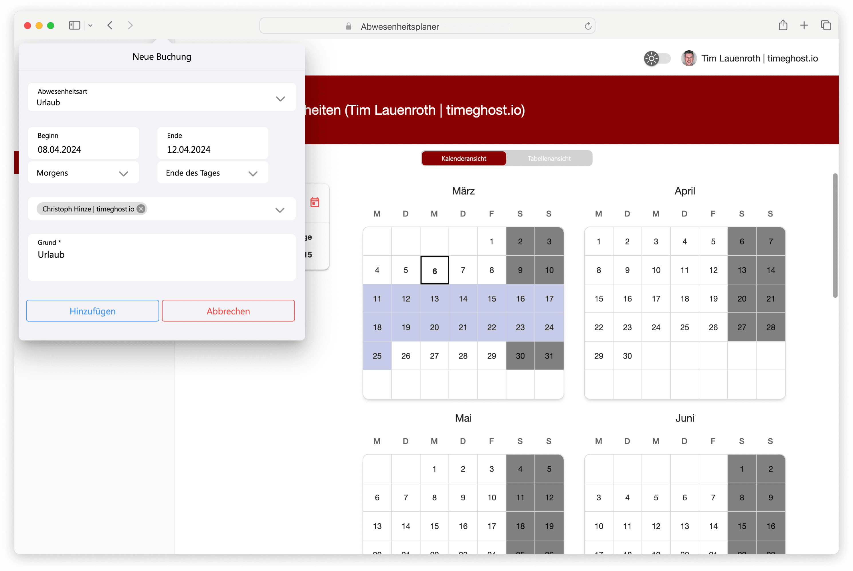 Absence planner timeghost SharePoint Framework management timeghost SharePoint Framework