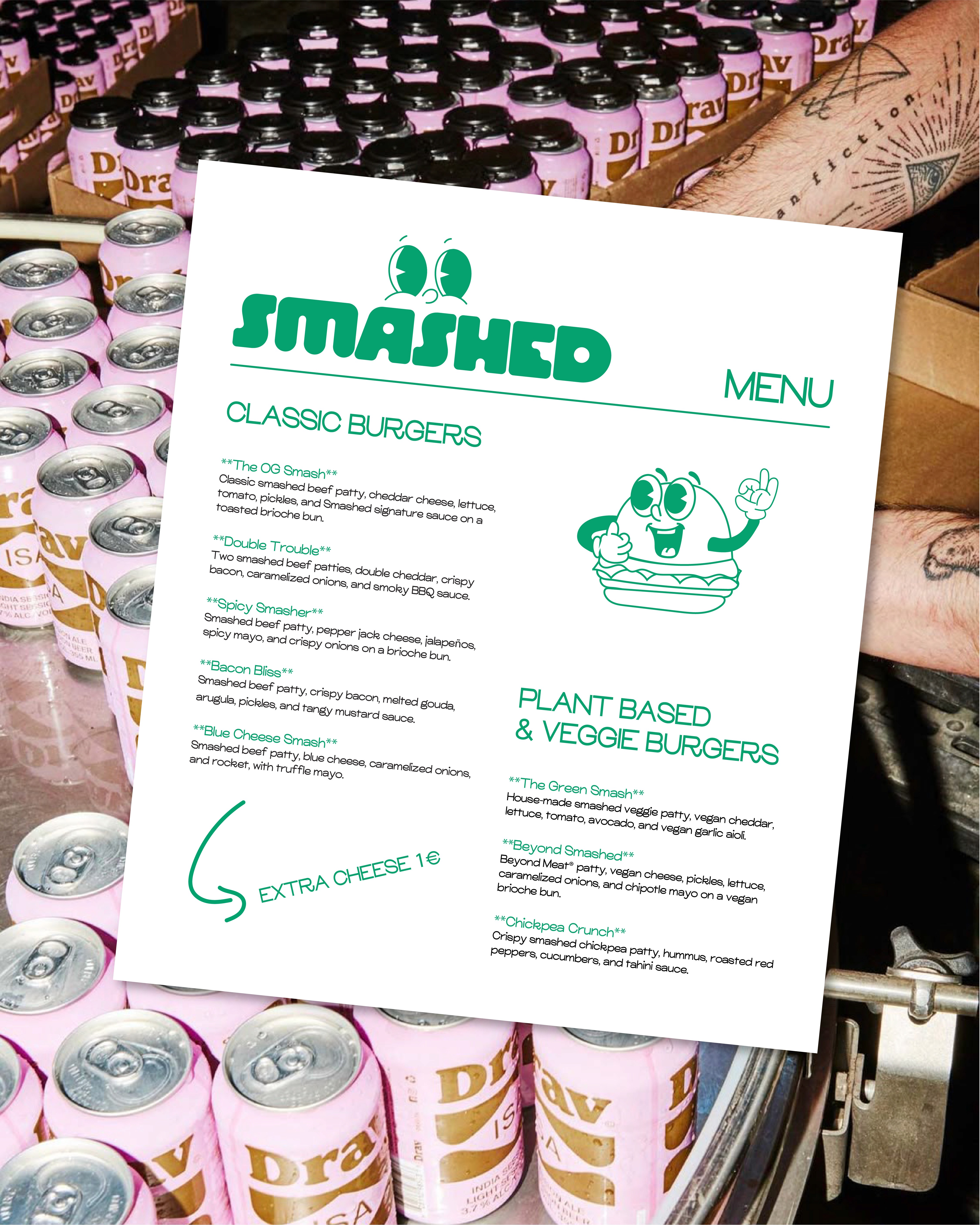 Smashed brand identity design by Unpeel