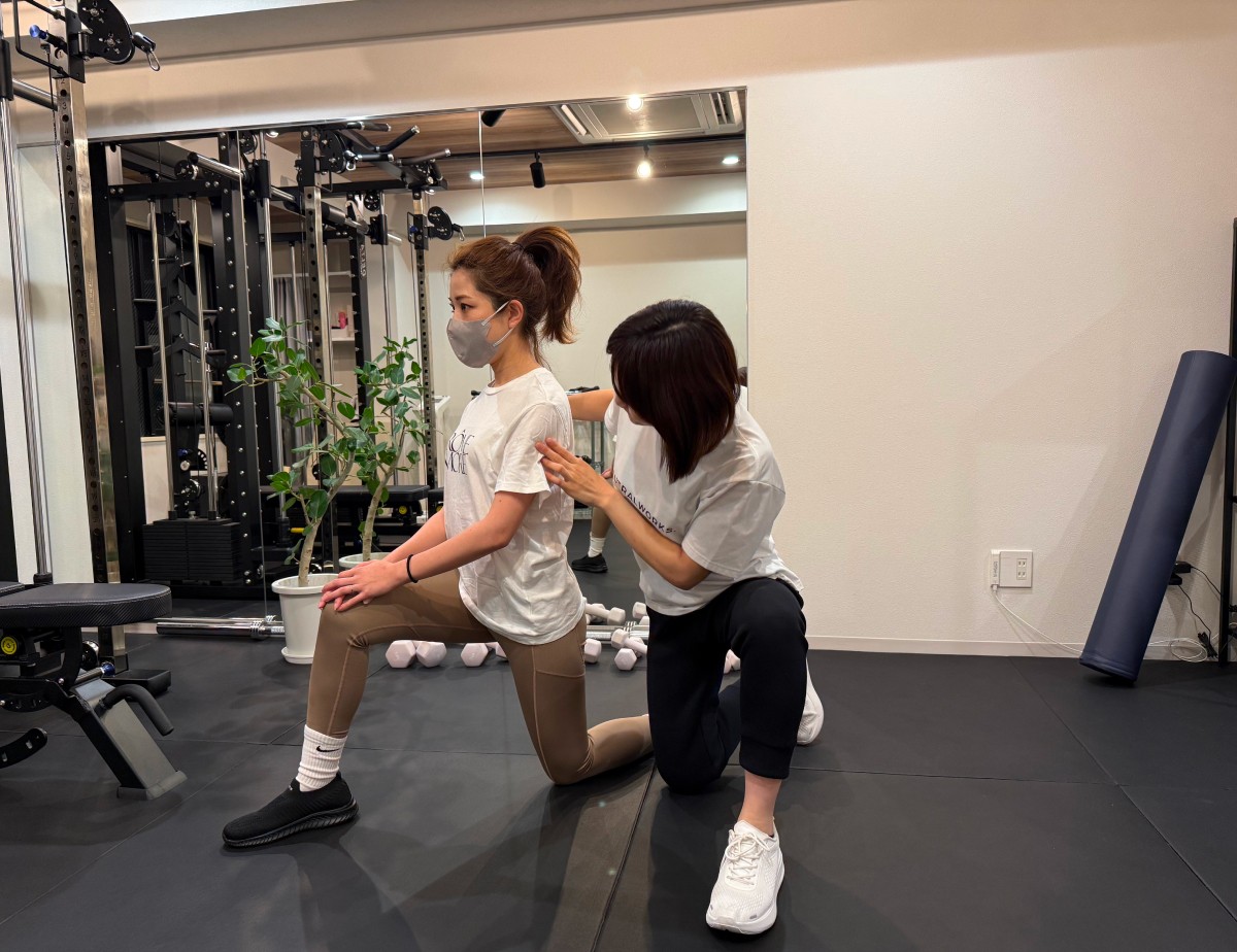 フロントランジの様子