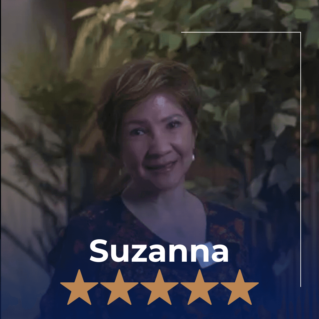 Client Testimonial headshot, Suzanna V.