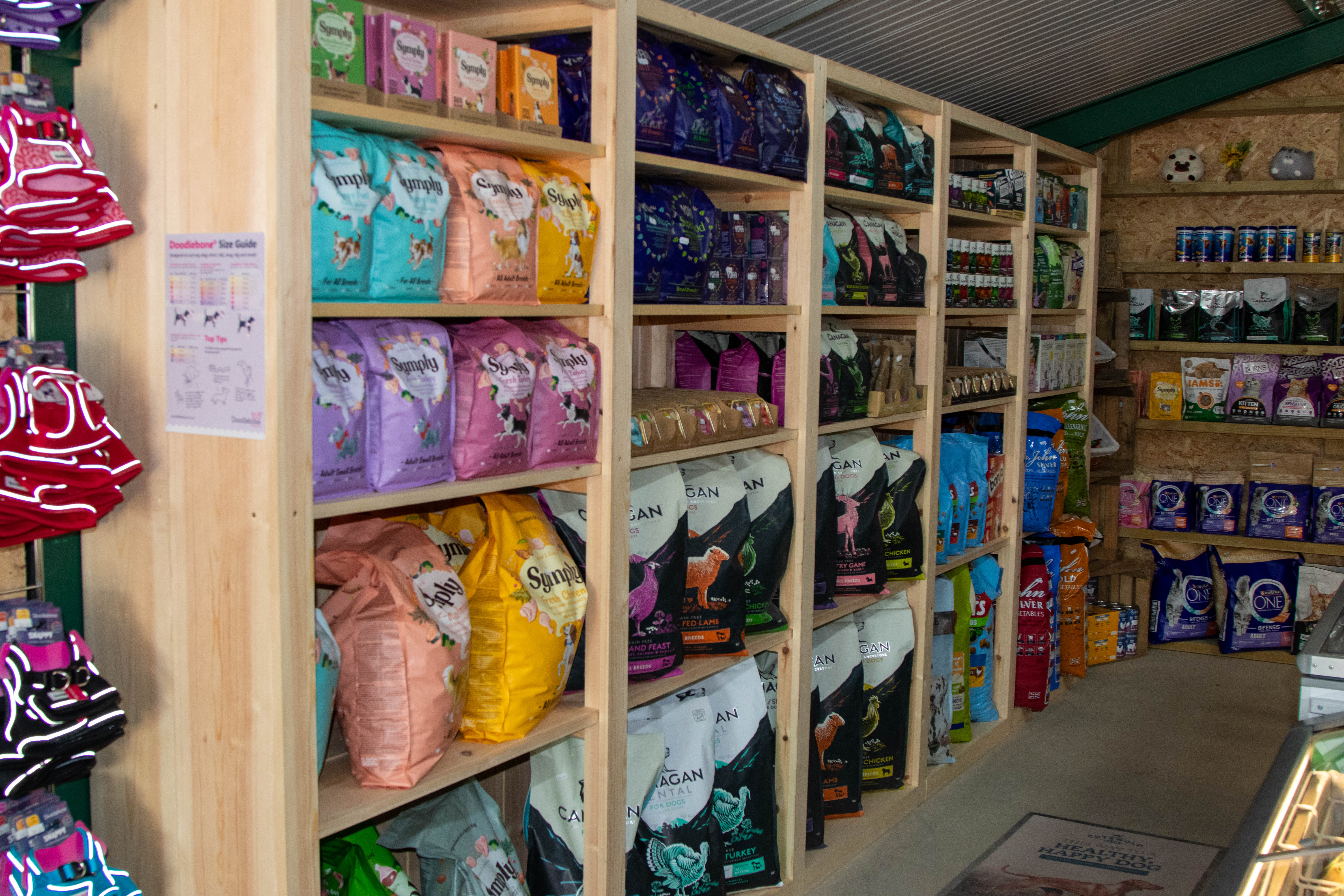 Pet shop supplies stock