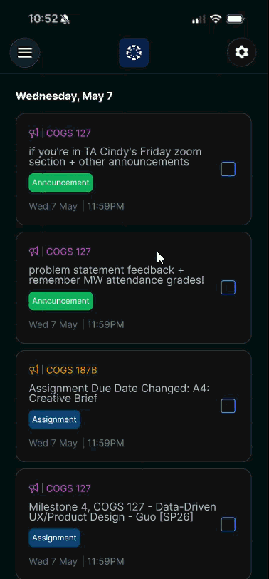 Walkthrough of the redesigned notifications page