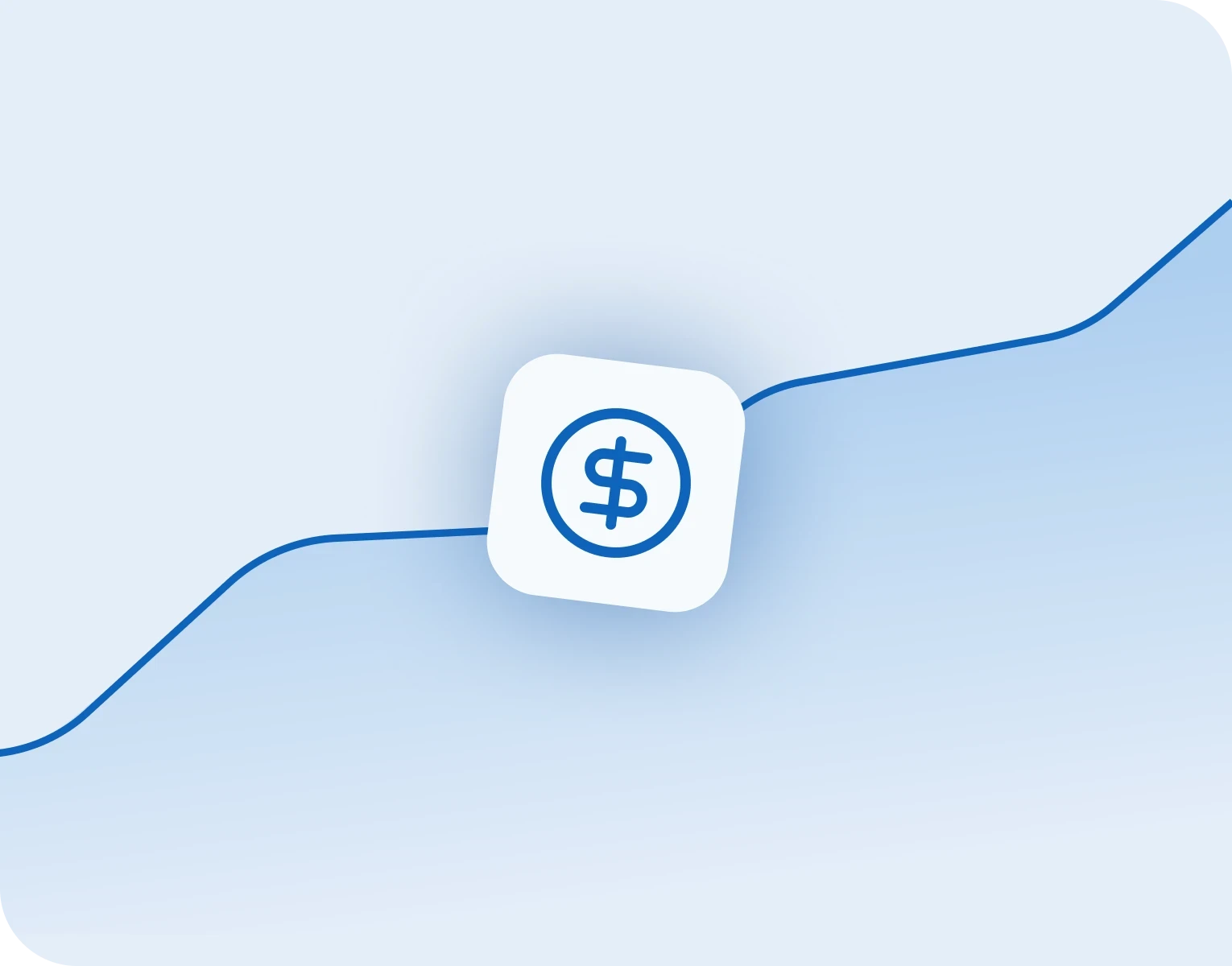 Graphique de performance financière avec une icône de dollar montrant la croissance des revenus et la réduction des coûts opérationnels.