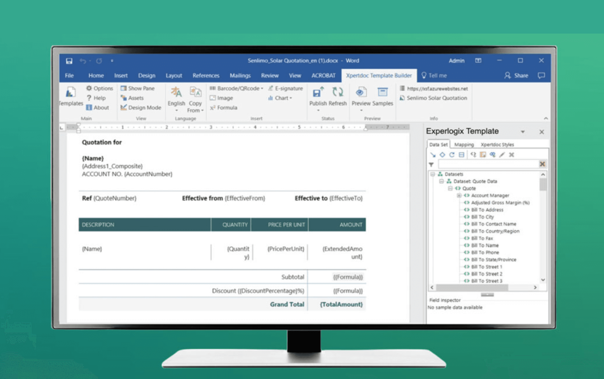 Experlogix Document Automation Template Builder