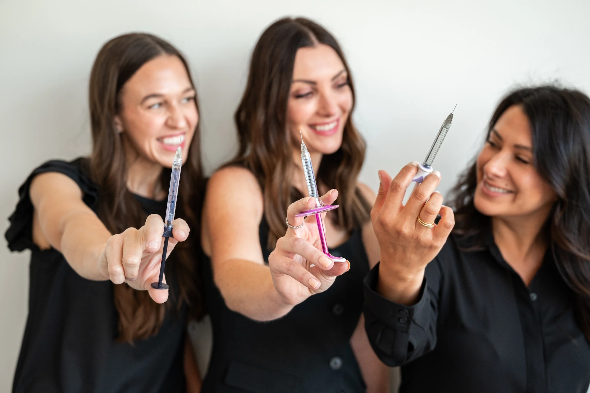Jamie Ruiz and Chelsey Galipeau team studio photoshoot