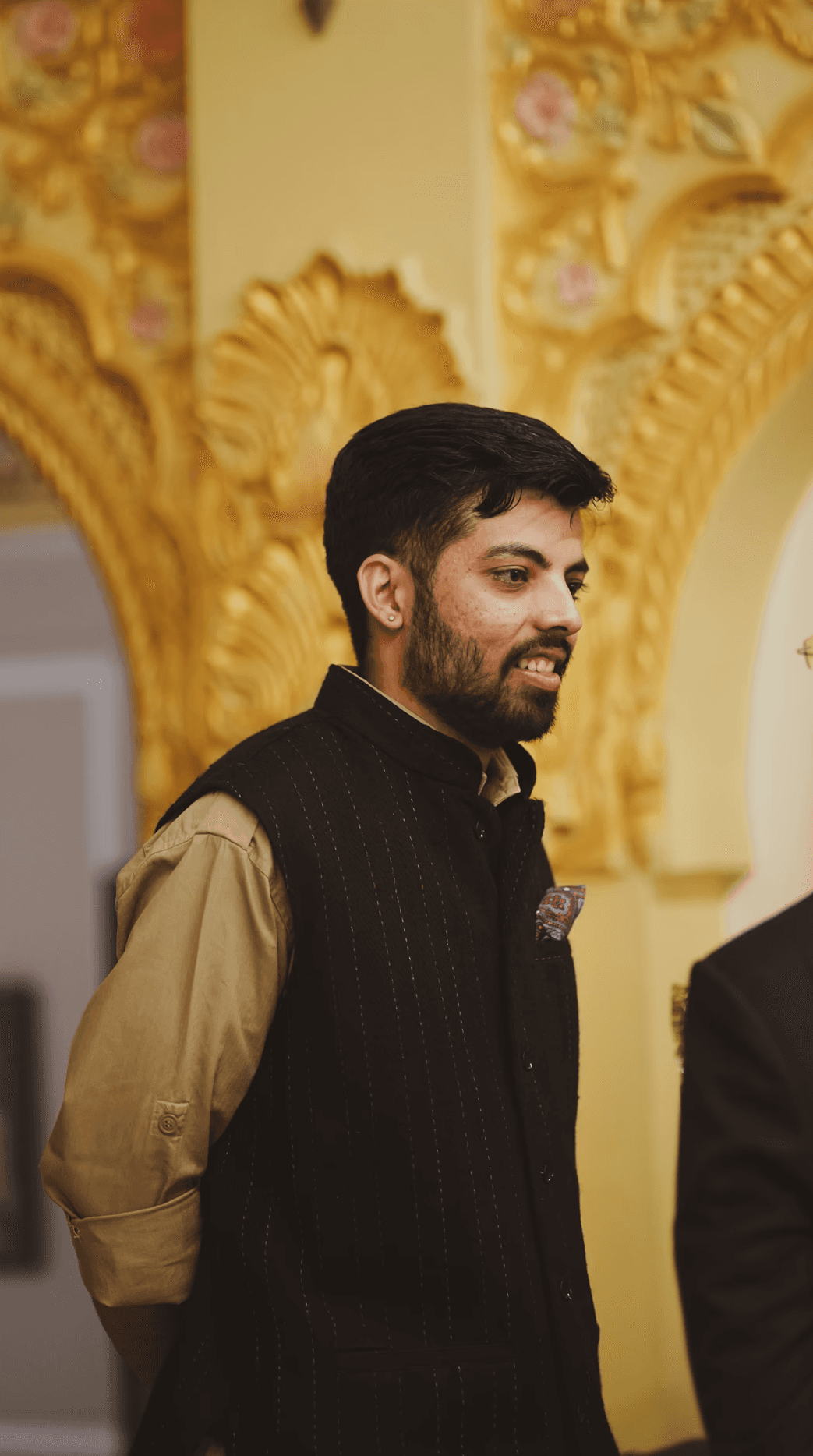 Portrait of portfolio creator – front view