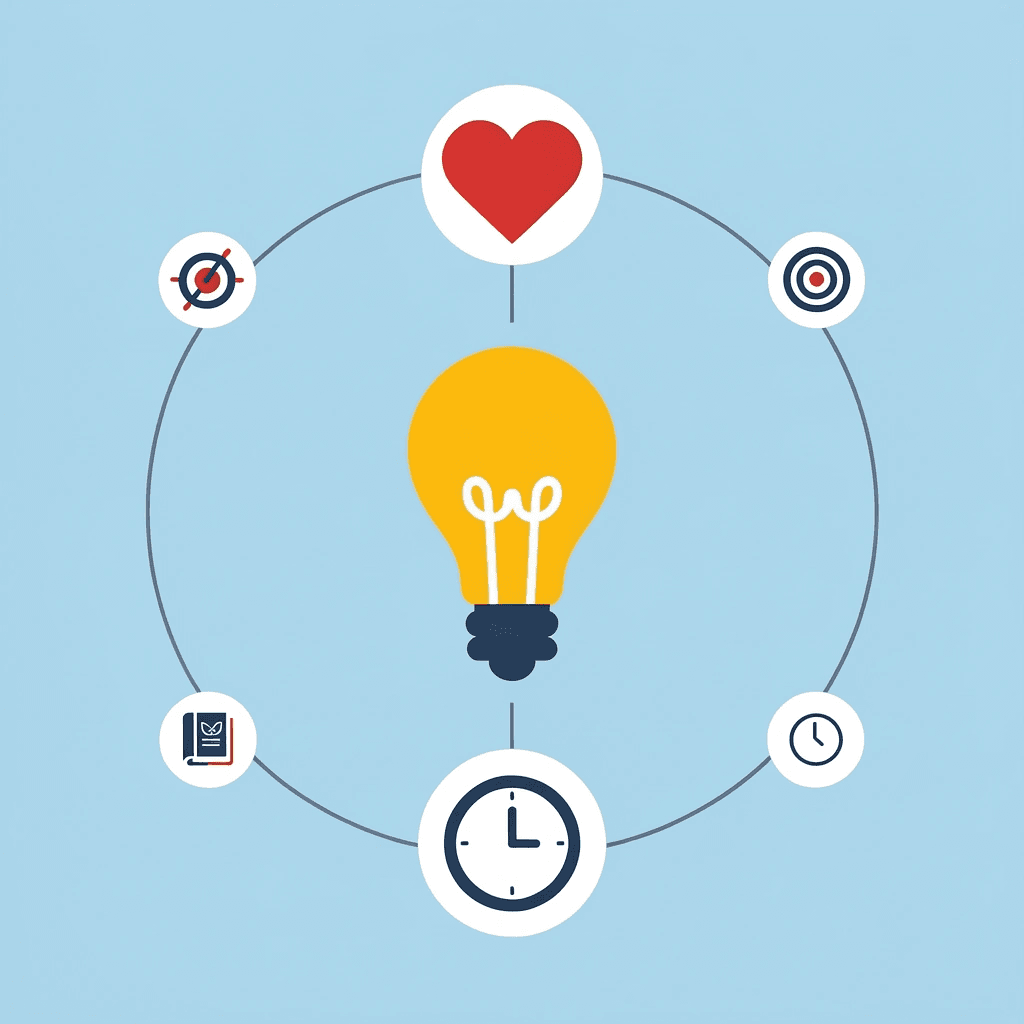 Three interconnected elements - movement, sensory input, and real-world context - surround effective preschool math activities