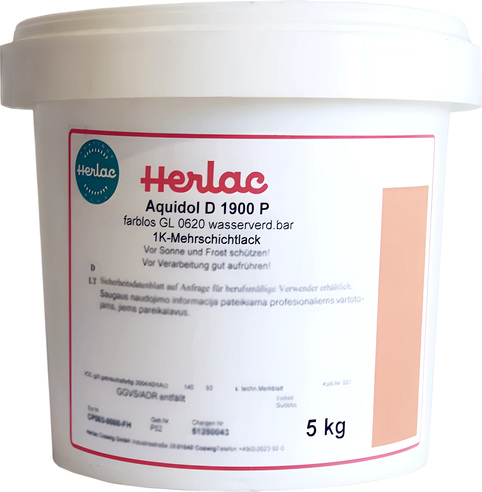 parduodamas Herlac Vieno komponento itin atsparus parketinis lakas +37067134228