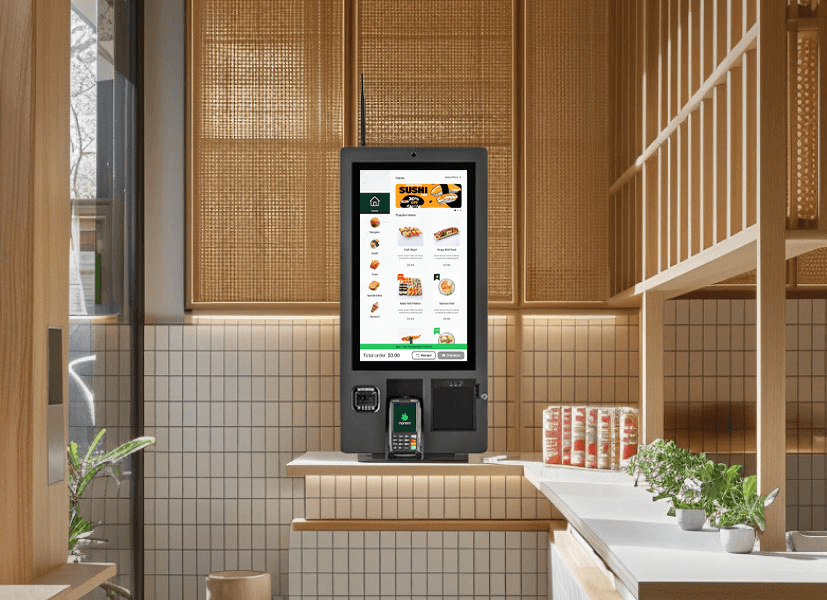 countertop mode self ordering kiosk