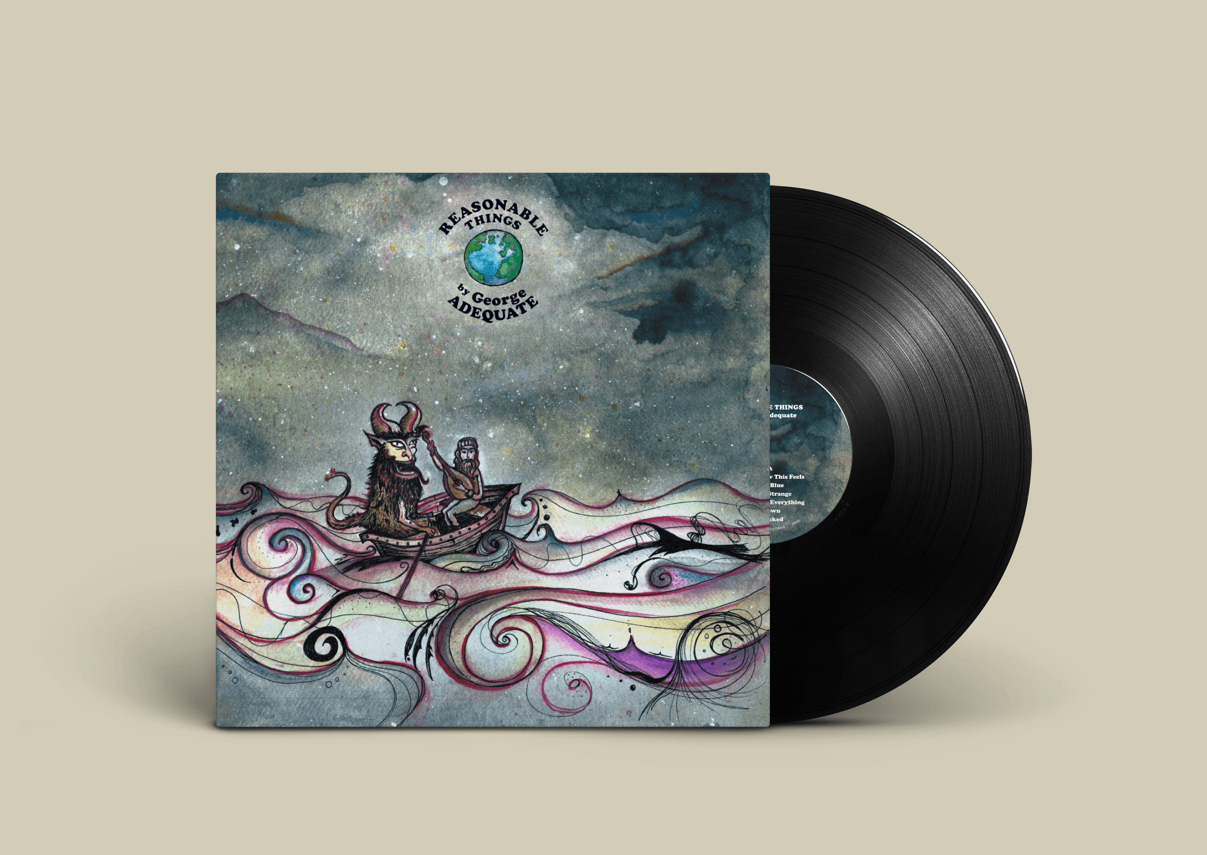 Vinyl Album Cover George Adequate