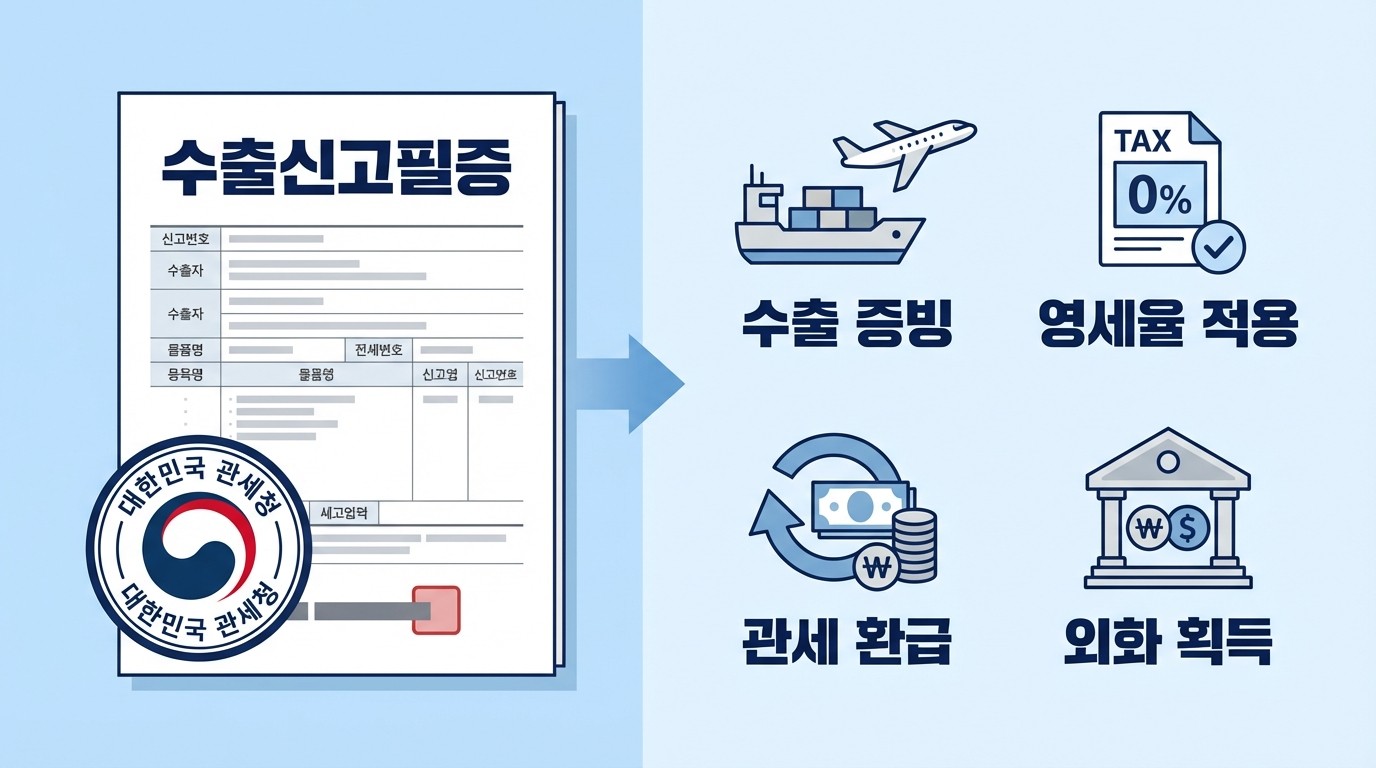 수출신고필증 예시