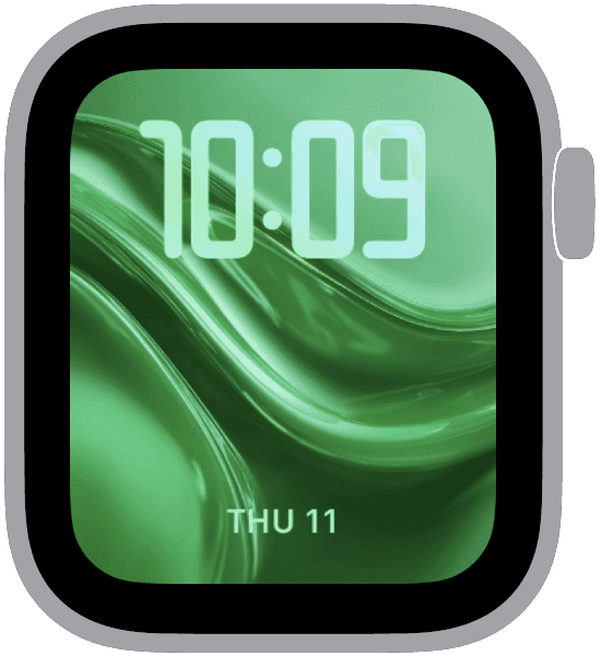 A selection from the Lucky Glass Apple Watch Face collection
