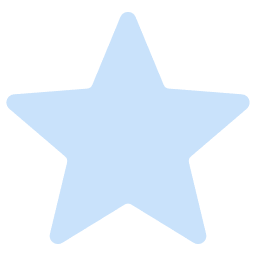 Light Blue Star Icon