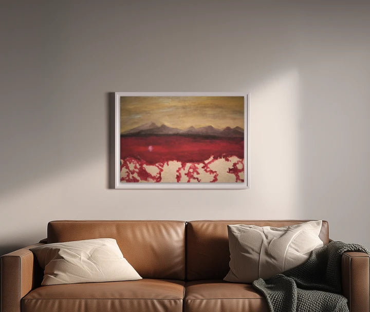 premium art poster and canvas prints, with originals available, from QART , of the artwork " Salt Lake "