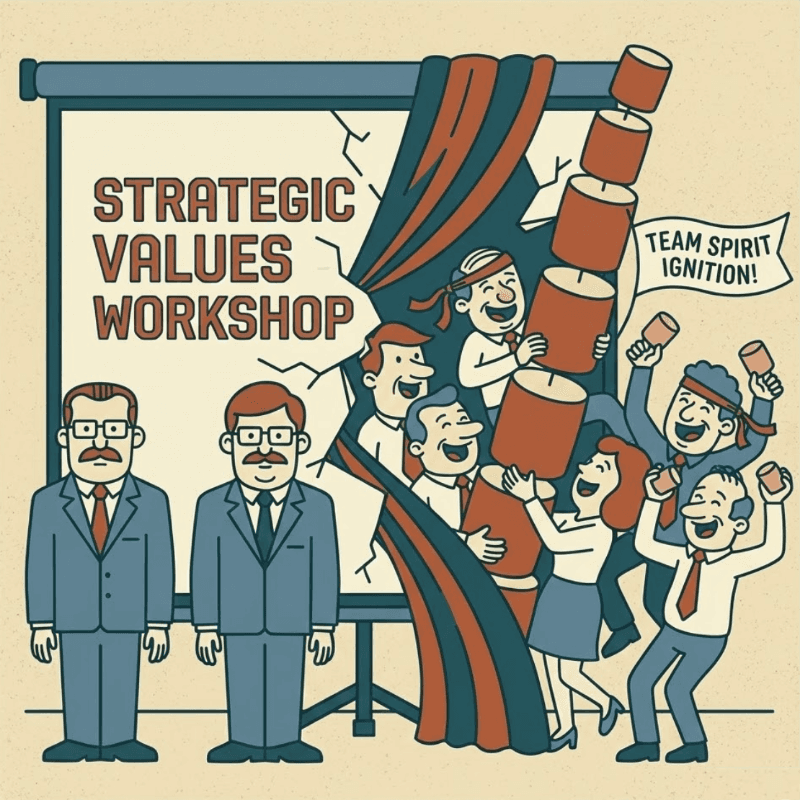 les faux consultants de la Jeance ont mis l'ambiance au Team Building