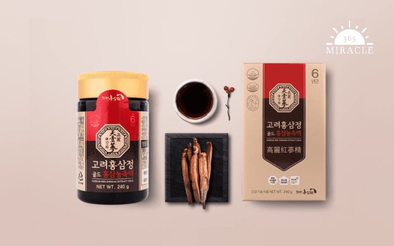 Korean Red Ginseng Gold 240g Red Ginseng Extract Concentrate 100%