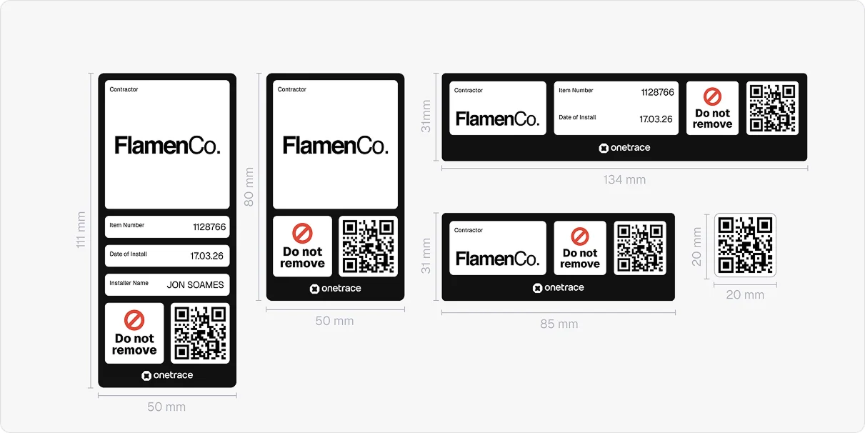 QR code example