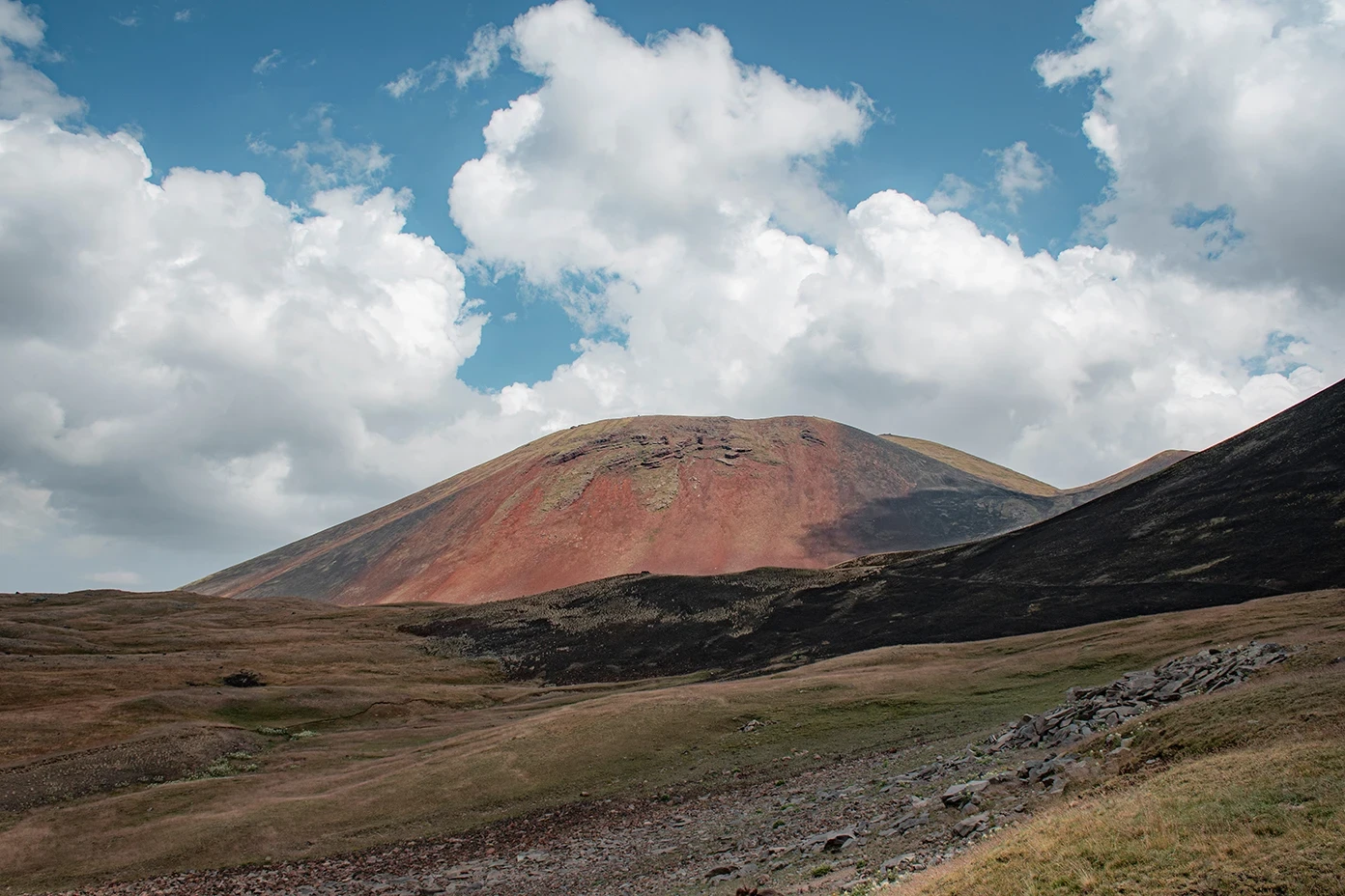 an other version of the Exaetna logo with Mount Etna in the background