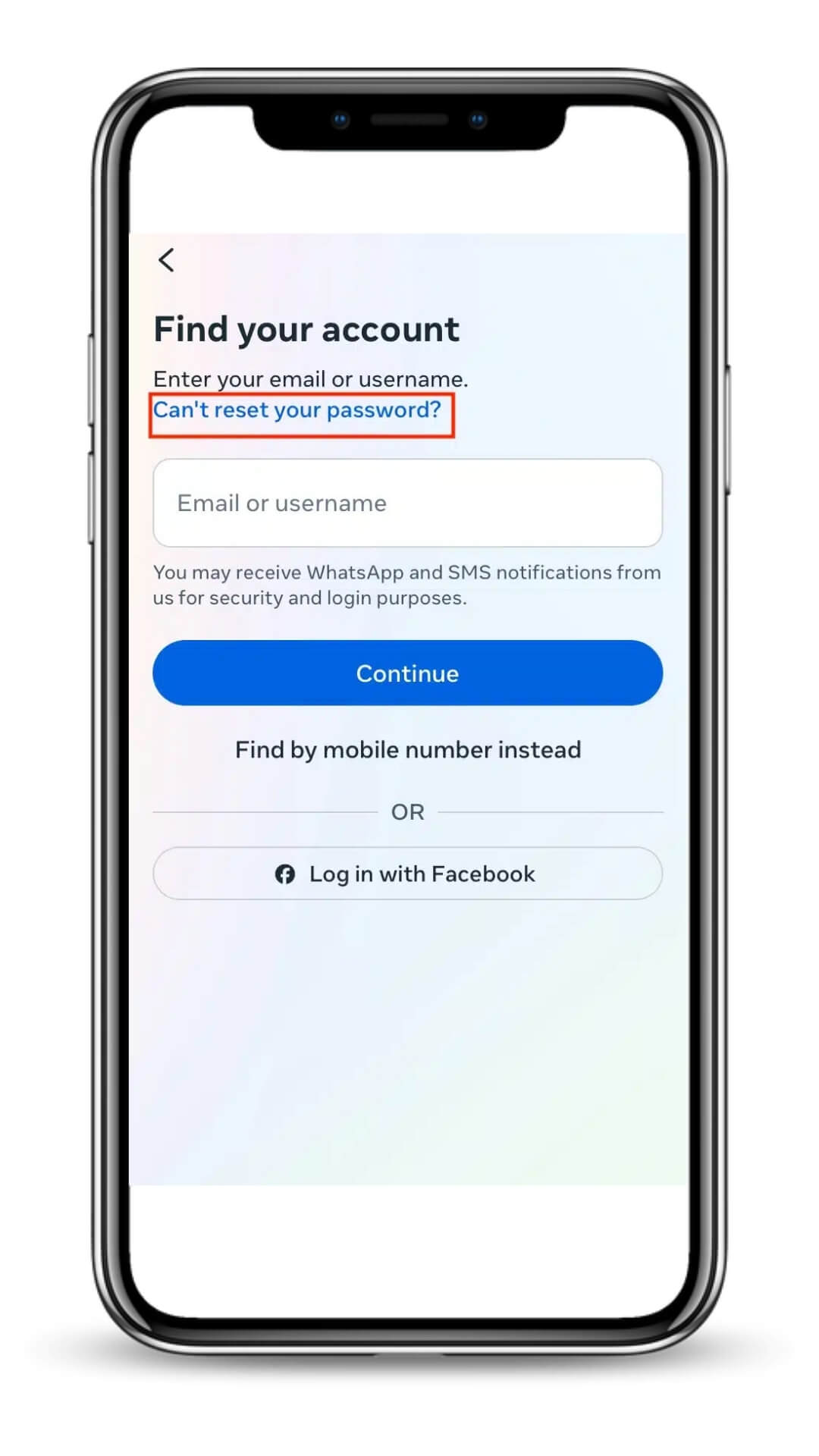 hacked instagram account recovery step-using forgot password option-cant reset password